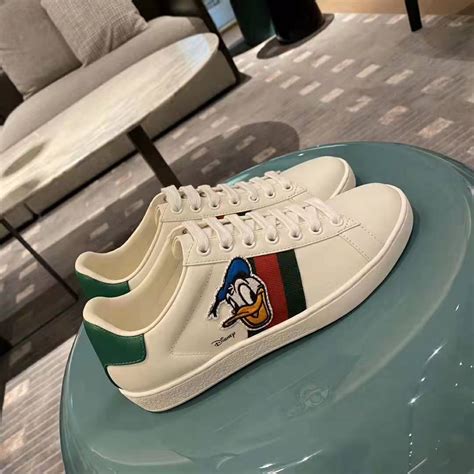 gucci disney donald duck high tops|disney gucci shoes 2017.